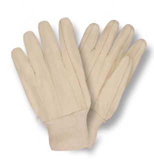 120 Pair 20 oz Double Palm Cotton Canvas Work Glove L