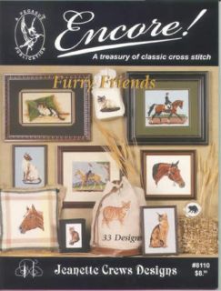  Furry Friends Cross Stitch Pattern Jeanette Crews