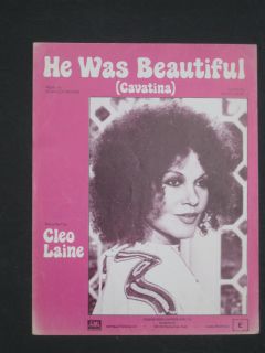Cleo Laine 70s Sheet Music He Was Beautiful Cavatina