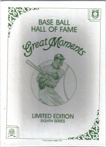 Perez Steele Great Moments Cards Eighth 8th Series Set
