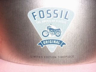 fossil limited edition motorcycle timepiece