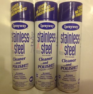  Sprayway Professional Stainless Steel Cleaner and Polish 15oz
