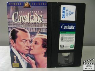Cavalcade VHS Diana Wynyard, Clive Brook, Usula Jeans, Una OConnor