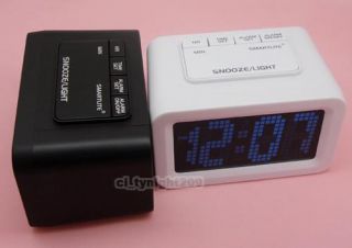Digital LED Desk Alarm Clock Big LCD Snooze / Light Features: