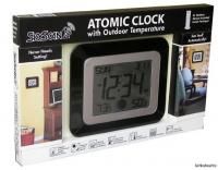 Skyscan Atomic Automatic Clock Outdoor Temperature BK