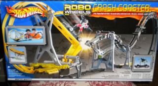 Hot Wheels Robo Wheels Crash Coaster Track Set