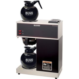 Bunn VPR 12 Cup Coffee Maker Commercial Brewer Machine w Upper Lower