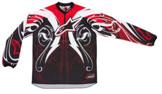 alpinestars charger crusader jersey features polyester microfiber