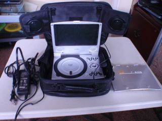 Coby TF DVD7100 Portable DVD Player 7 For Parts Or Repair With Speaker