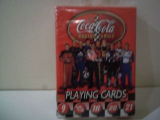 Coca Cola Racing Family Playing Cards