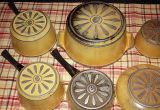 Vintage Aluminum Club Cookware Set 10 Pcs Dutch Oven Pots Skillets