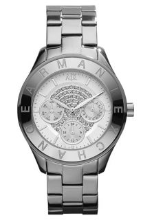 AX Armani Exchange Pavé Dial Bracelet Watch