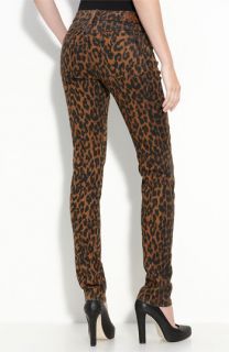 Joes Leopard Print Skinny Stretch Denim Jeans