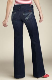 7 For All Mankind® Dojo Stretch Trouser Jeans (Indigo Wash) (Short Inseam)