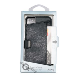 CM4 Q4 BLACK iPhone Wallet Card Case for iPhone 4/4s   1 Pack   Retail