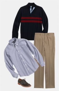 Brooks Brothers Sweater, Sport Shirt & Trousers (Big Boys)