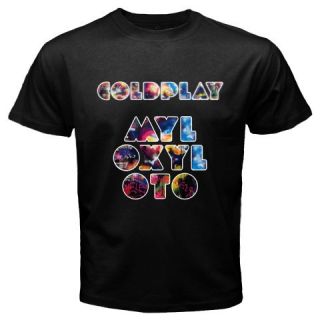 Hot Band Album Coldplay Myloxyloto Album Black T Shirt Size s to XL