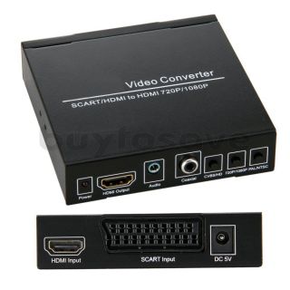 CVBS to HDMI Digital Coaxial Analog Audio Video Converter 1080p for