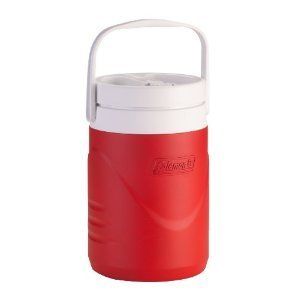 Coleman 1 Gallon Jug RED Water Bottle Hiking Camping Cool Thermos Keep