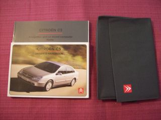 Citroen C5 Owners Manual Owners Guide Handbook Pack