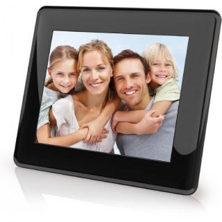 New Black Coby Electronics 8 Digital Picture Frame in Black DP843