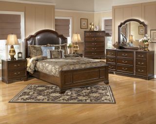 Ashley Furniture Collingswood Queen Panel Bedroom Set B578 31 36 54 57
