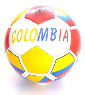  Colombia Soccer Ball Colombia Flag