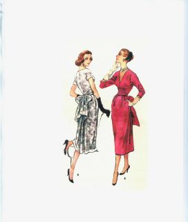 Claire McCardell Wrap Dress Pattern. 1957. Never Used. Uncut.