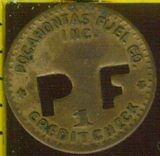 Clairfield TN Tennessee Clairfield Jellico Coal $1 00 Scrip Token A100