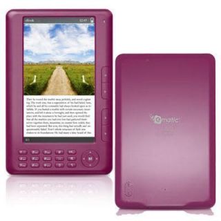 PINK eMatic Color 7 Inch eBook Reader & Video Player   4GB FM ePub PDF