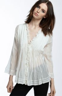 Joie Judith Crinkled Voile Top