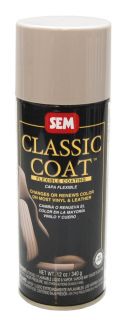 SEM Classic Coat Lt Taupe Vinyl Leather Spray Car Paint