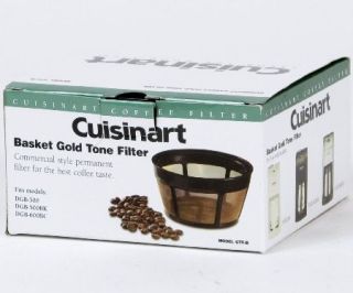 Cuisinart Basket Gold Tone Permanent Coffee Filter