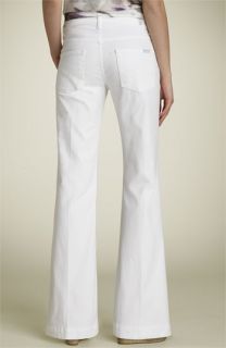 7 For All Mankind® Ginger Stretch Trouser Jeans (Clean White)