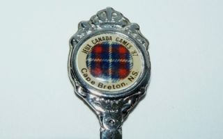  87 Cape Breton Nova Scotia Tartan Souvenir Collector Spoon