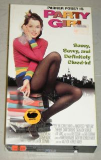 Party Girl VHS Movie Columbia Tristar Video 1995 Parker Posey Omar