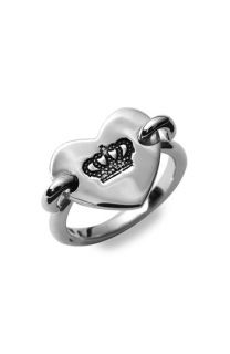 Juicy Couture Heart Tag Sterling Silver Ring