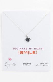 Dogeared Make My Heart Smile Camera Pendant Necklace