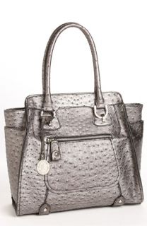 London Fog Ostrich Embossed Tote