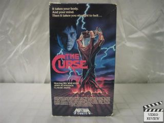  Curse VHS Wil Wheaton John Schneider Claude Akins 086112099538