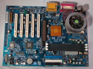 Motherboard CPU Combo Gigabyte GA 72X Motherboard AMD D600AUT1B CPU