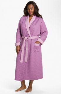  Two Tone Quilted Robe (Plus)