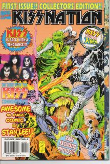 Marvel Comics KISS NATION 1996 Vol. 1 #1 First Issue B&B VF/NM