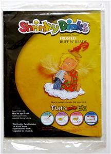 New Shrinky Dinks Frosted Plastic Sheets 10 Sheets 8 x 10 New in