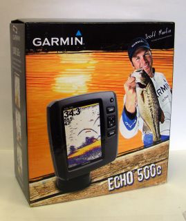 NEW OPEN BOX Garmin ECHO 500C Fish Finder   Dual Beam Reads Up To 1900