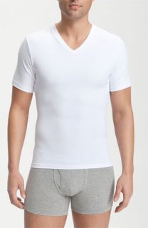 SPANX® Cotton Control V Neck T Shirt