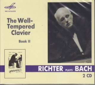 Richter Bach Well Tempered Clavier Book II Rec 1973 2CD Mel New 2012