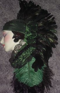 Clay Art Ceramic Mask Forest Evening Extremely RARE