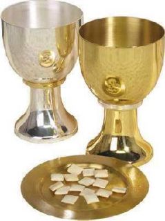 Communion Cup Pastors Chalice 8 oz 5 inches Tall Silverplated New