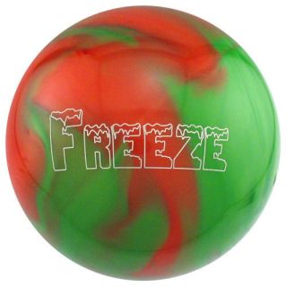 Columbia Freeze Bowling Ball Neon Orange Green 12lbs